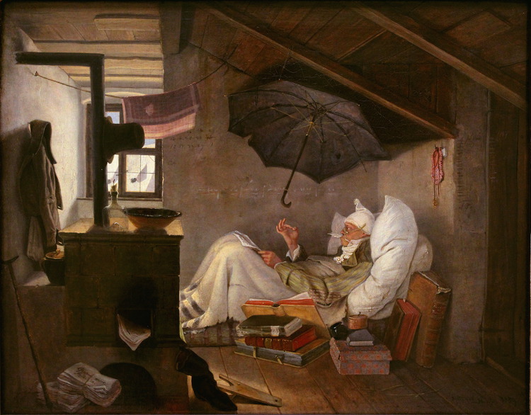 The Poor Poet / Carl Spitzweg / 1839